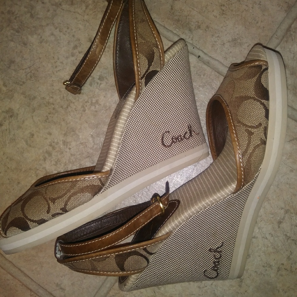 Coach Wedge Sandals